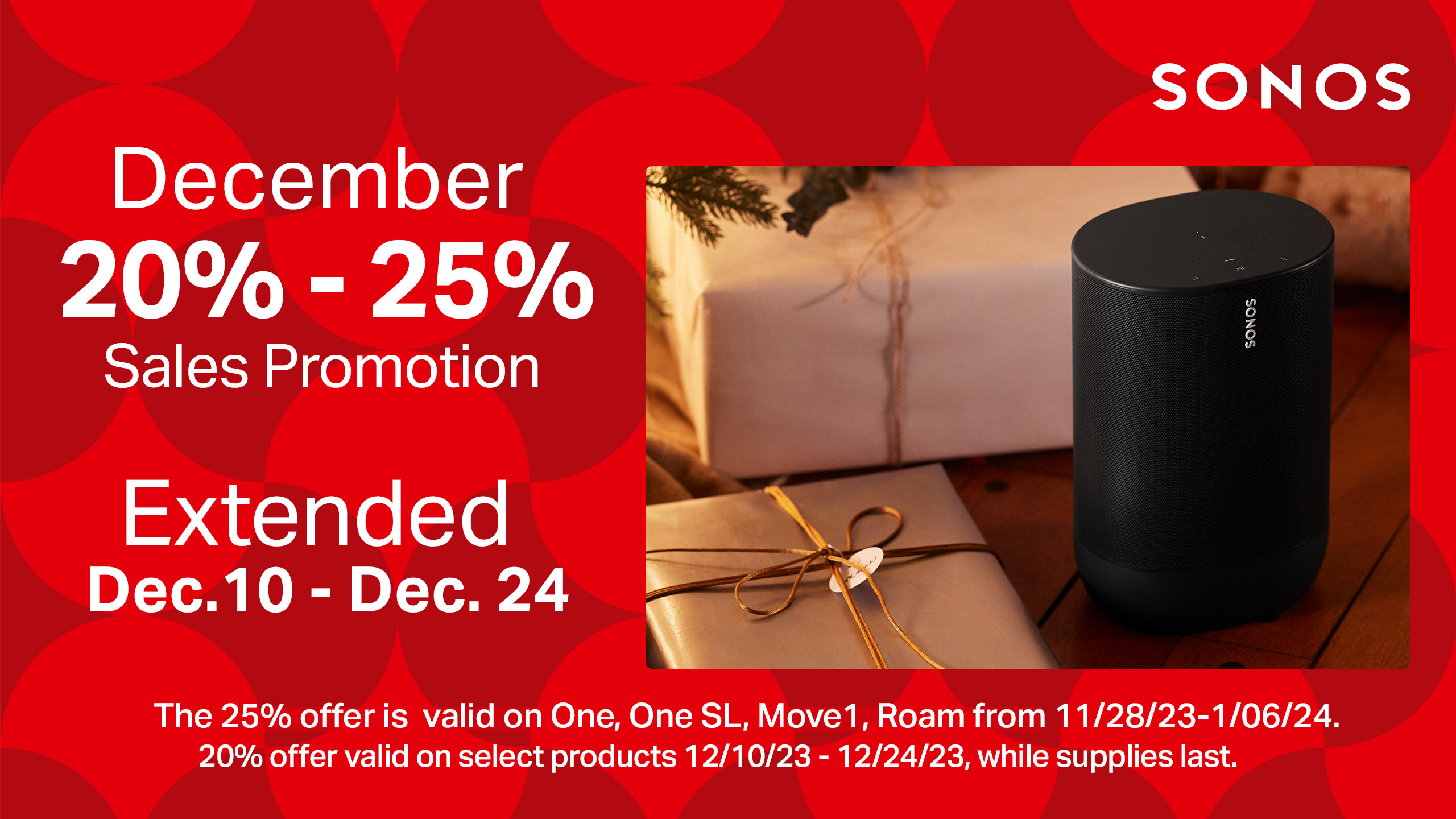 Sonos December Promo Just Got Bigger and Better!