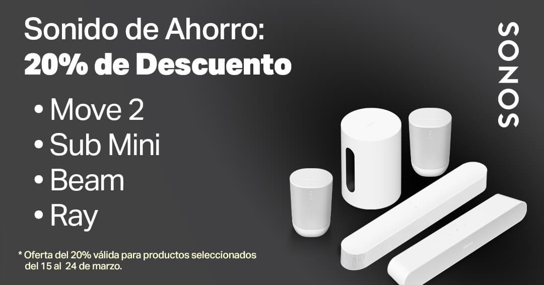 ¡No se pierdan la Promoción de marzo de Sonos!