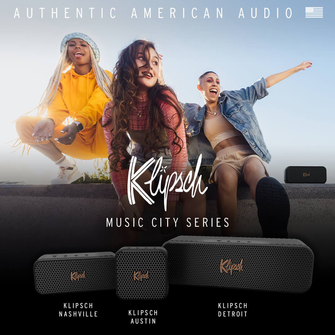 Klipsch Music City Series: Bluetooth Speakers