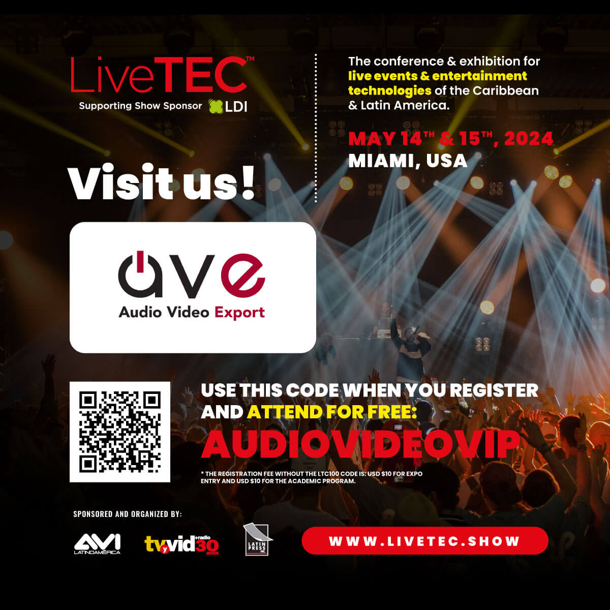 Join AVE At LiveTEC