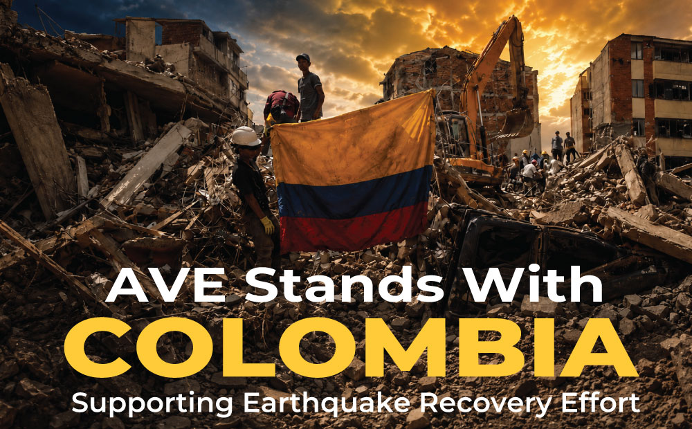 Audio Video Export Supports Earthquake Relief Efforts in Colombia